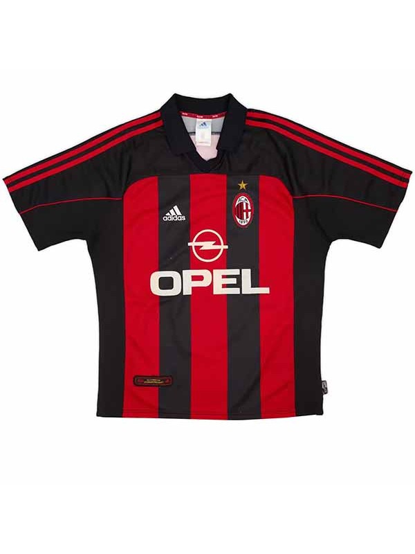 AC Milan home jersey mens retro shirt 2000-2002